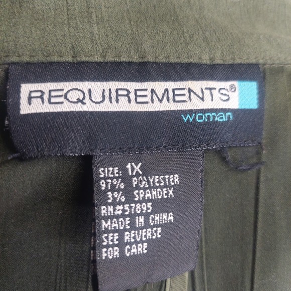 Requirements Sage Green‎ Light  women's jacket XL - Picture 3 of 3
